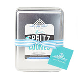 britts swedish spritz cookies gift tin with personalized card