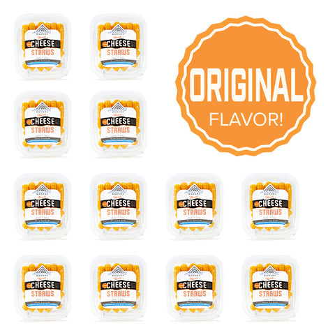 Heath's Cheese Straws Snack Pack | Original | 12 Snack Size (2 oz each)